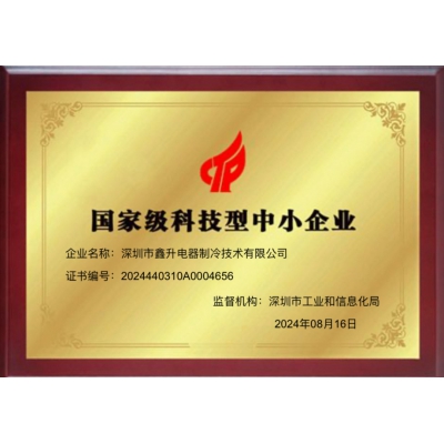 国家级科技型中小企业